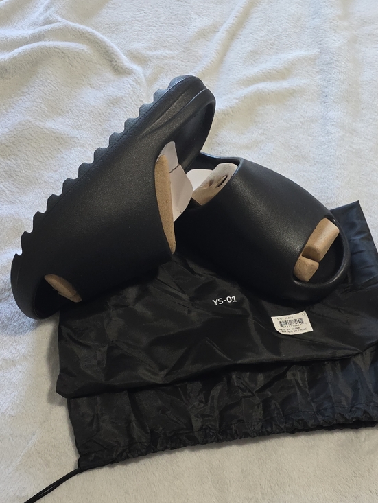 Yeezy Other - Yeezy Black Slide Sandals with Contoured Footbed